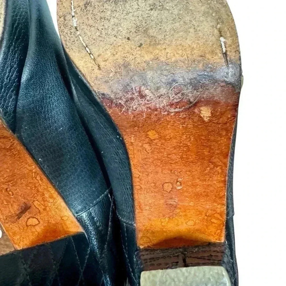 Rachel Comey Beta Quilted Leather Platform Booties Ankle Boots Black - Picture 11 of 11